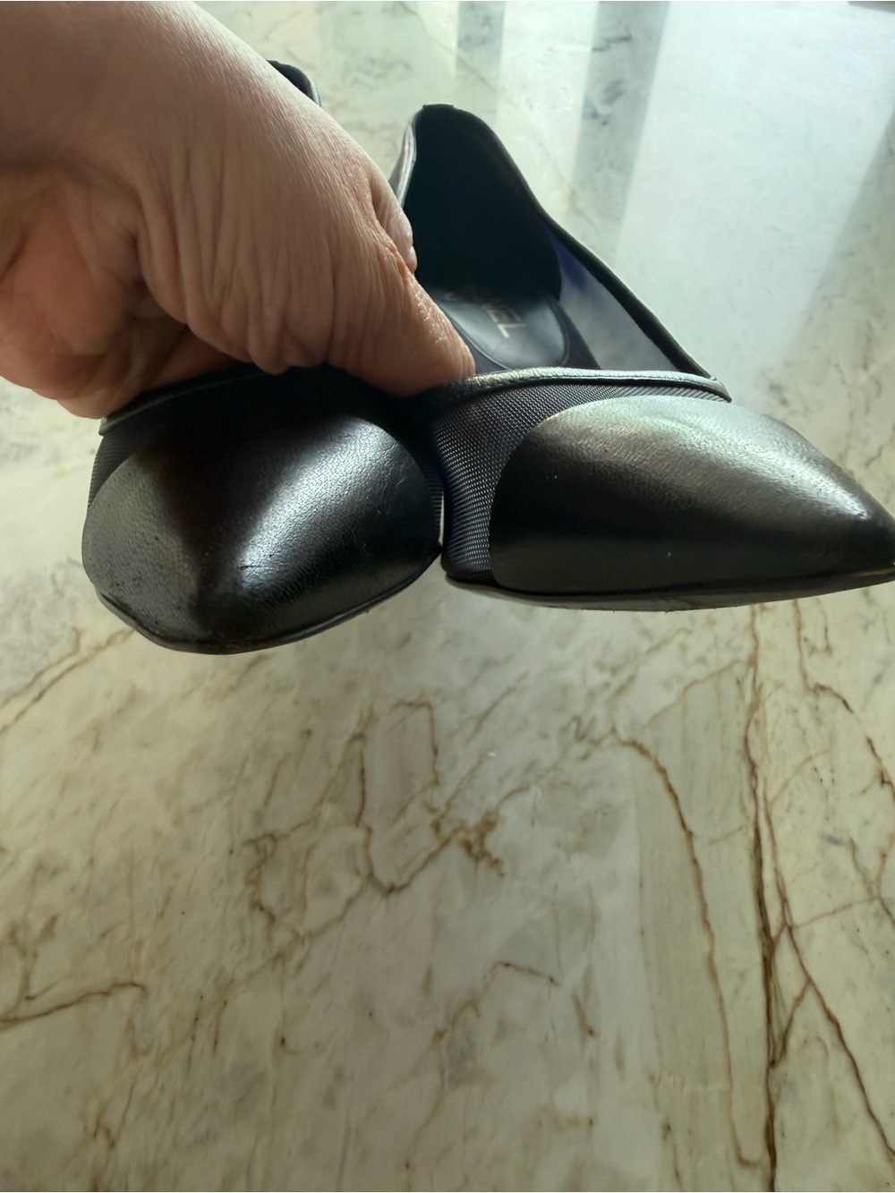 Chanel Black Pointed Toe Women's Pumps - Picture 3 of 7
